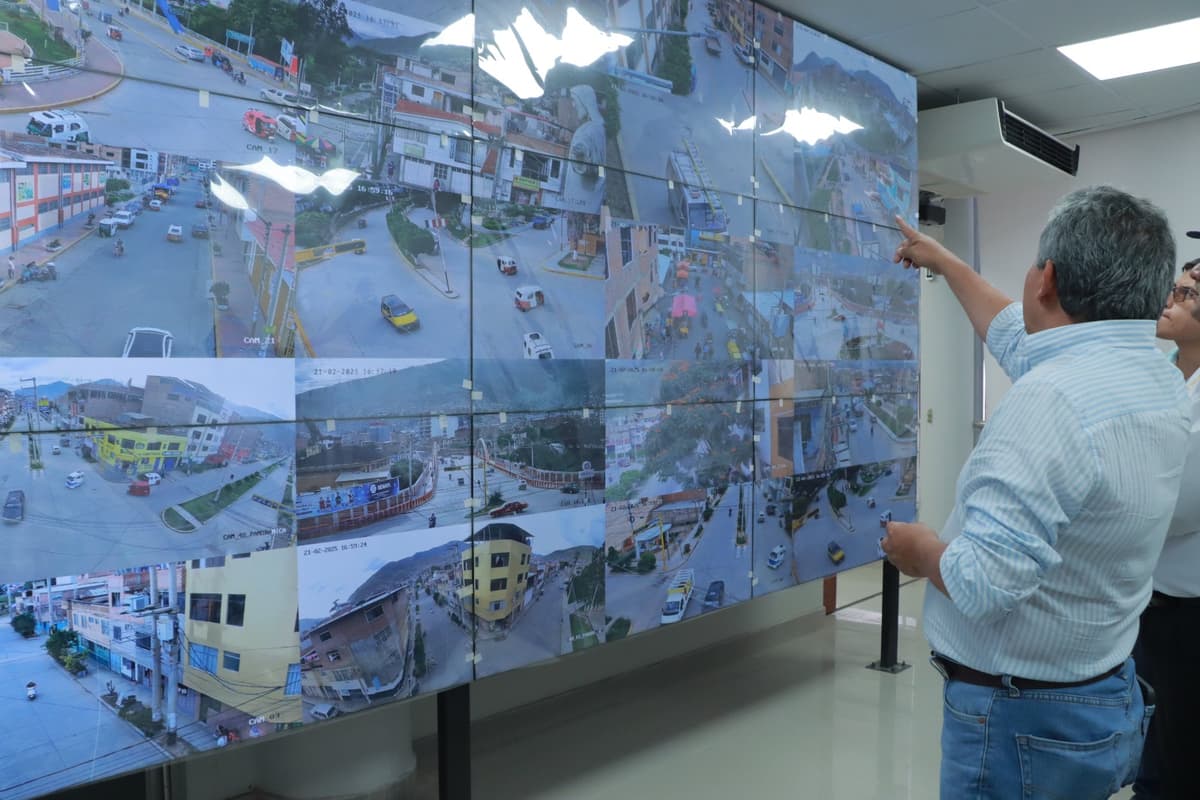 Gorehco entrega control operativo de cámaras a la Municipalidad de Amarilis