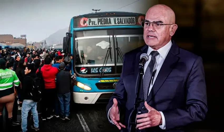 Paro de transportistas: Premier lo atribuye a “intereses políticos” y advierte que hay choferes ligados a bandas criminales
