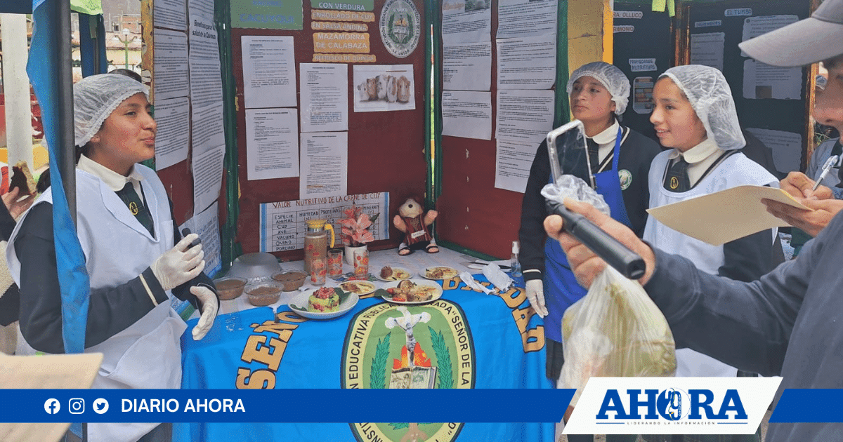 Estudiantes ganan primer puesto en concurso gastronómico con innovador menú andino