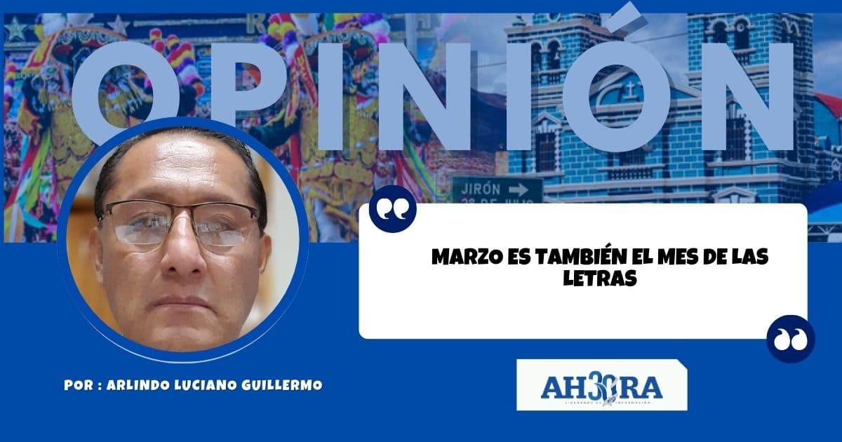 MARZO ES TAMBIÉN EL MES DE LAS LETRAS