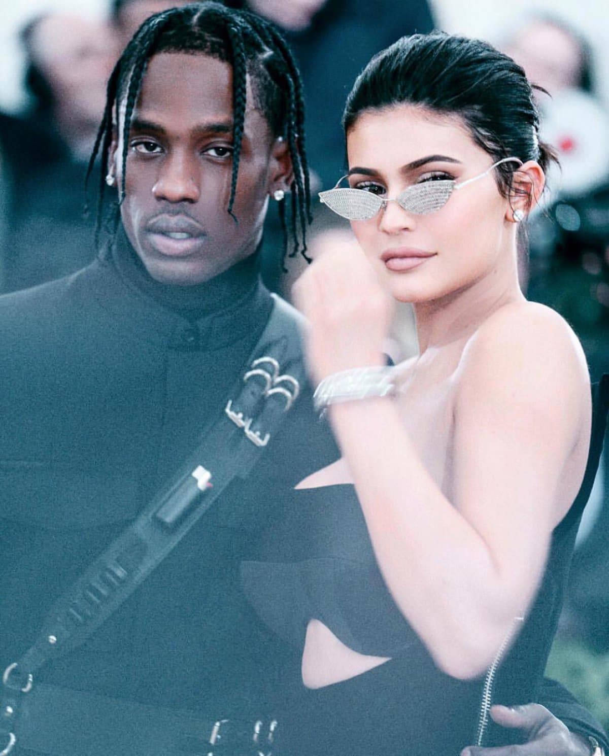 Kylie Jenner y Travis Scott se encuentran en la dulce espera