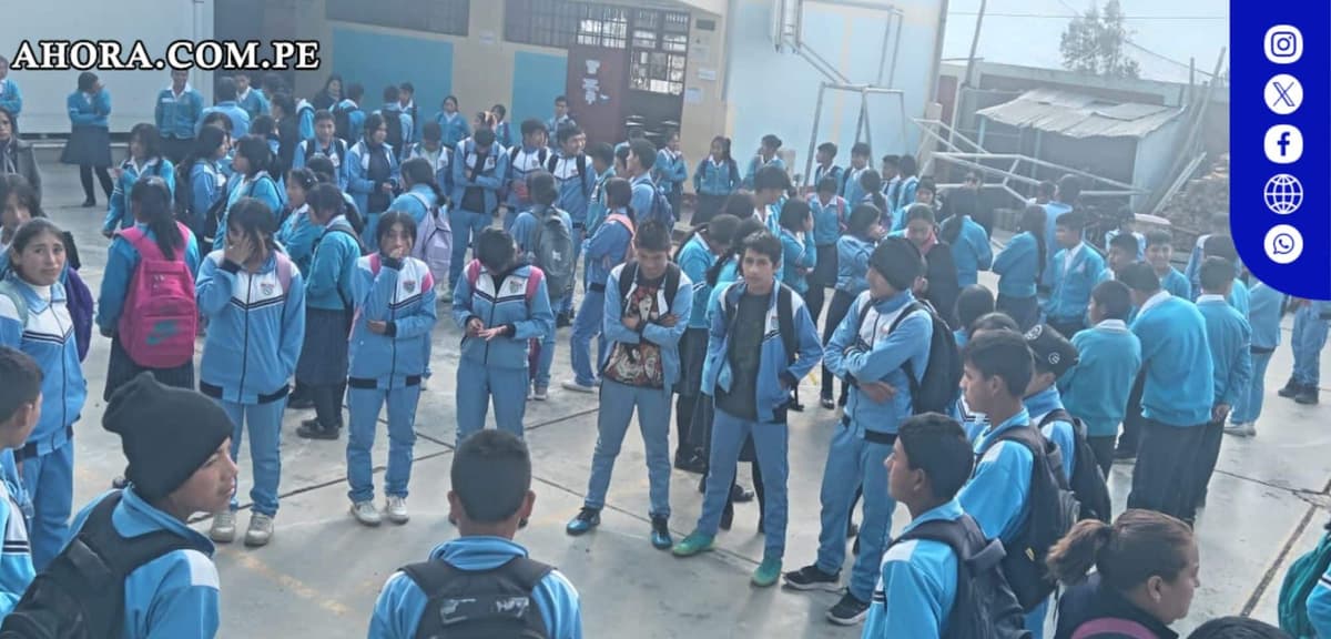 Simulacro de sismo 8.8 sacude escuela en Chavinillo