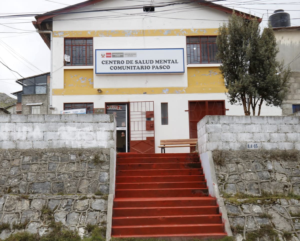 Pasco: Gestionan presupuesto para centros de salud mental