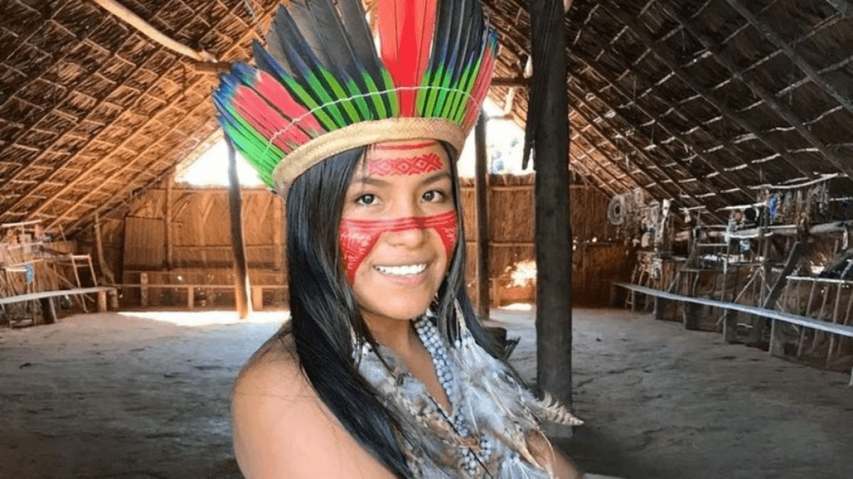 'Cunhaporanga' muestra su cultura indígena a través del Tik Tok y ya cuenta con 6,2 millones de seguidores