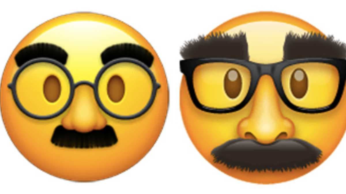 WhatsApp: el emoticón de la carita con cejas grandes, anteojos y bigotes conozca qué quiere decir