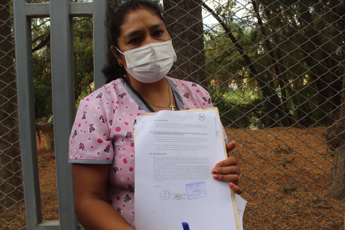 Trabajadora denunció que directora EGP le causó daños psicológicos