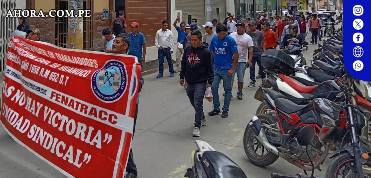 Construcción Civil exige devolución del 2% de aportes y aumento salarial