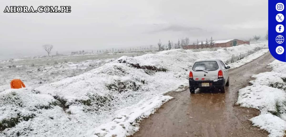 Nieve, granizo y lluvia: lo que se espera este sábado en la sierra de Perú
