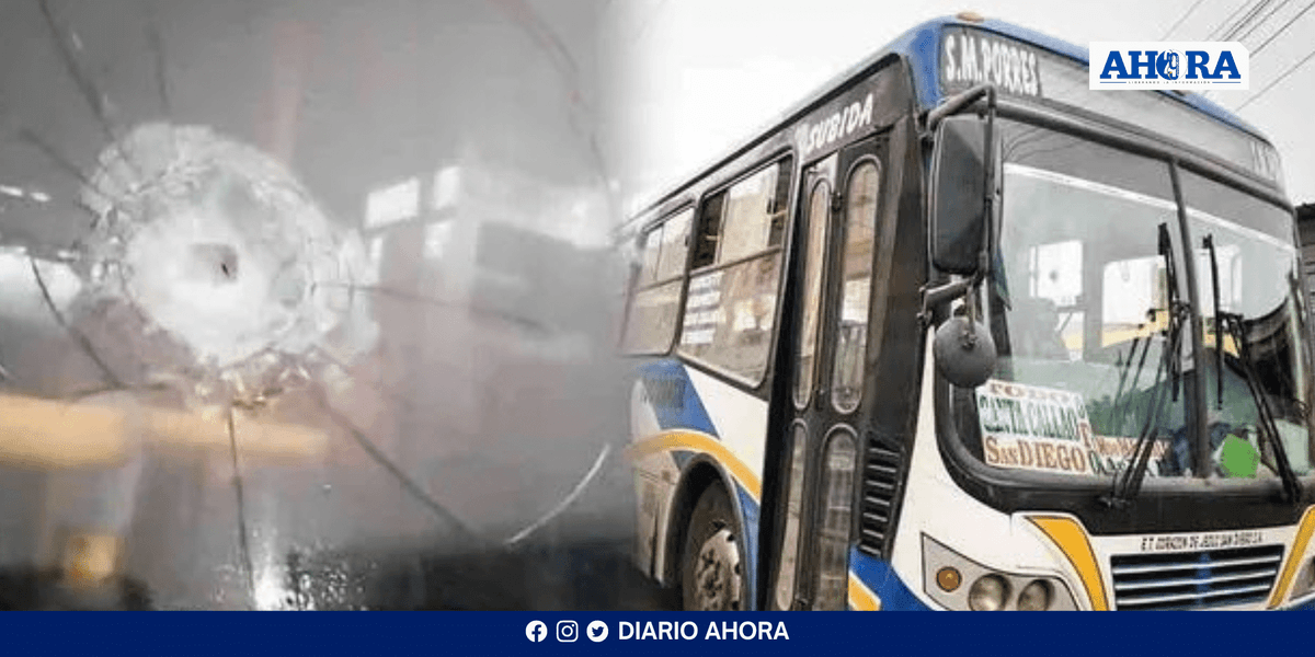 Extorsionadores disparan contra buses de transporte en San Martín de Porres