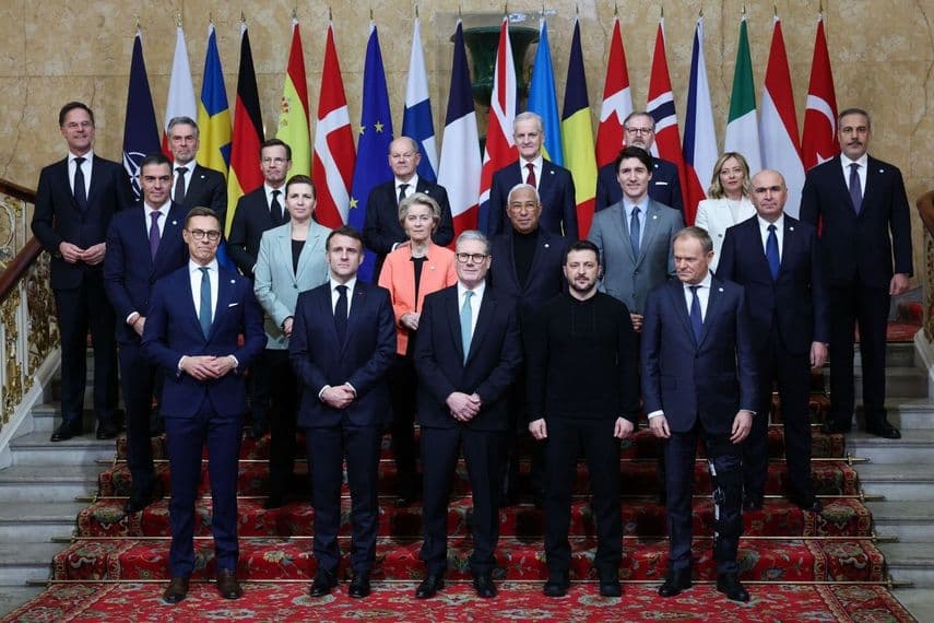 Líderes europeos buscan aliados para garantizar acuerdo de paz entre Ucrania y Rusia