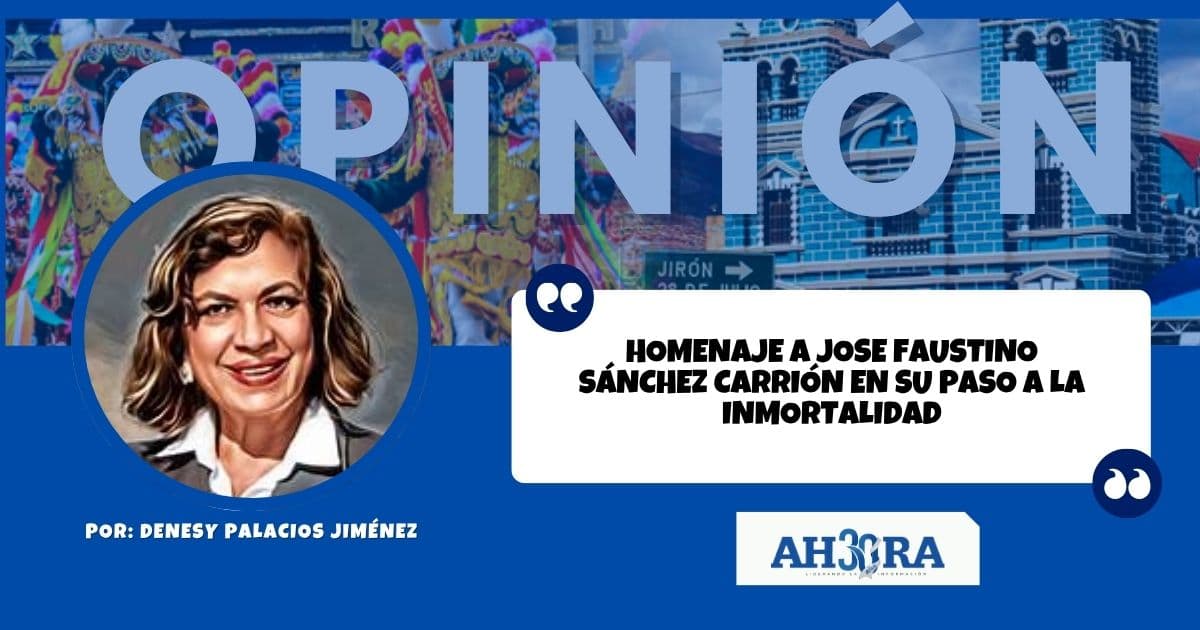 HOMENAJE A JOSE FAUSTINO SÁNCHEZ CARRIÓN EN SU PASO A LA INMORTALIDAD