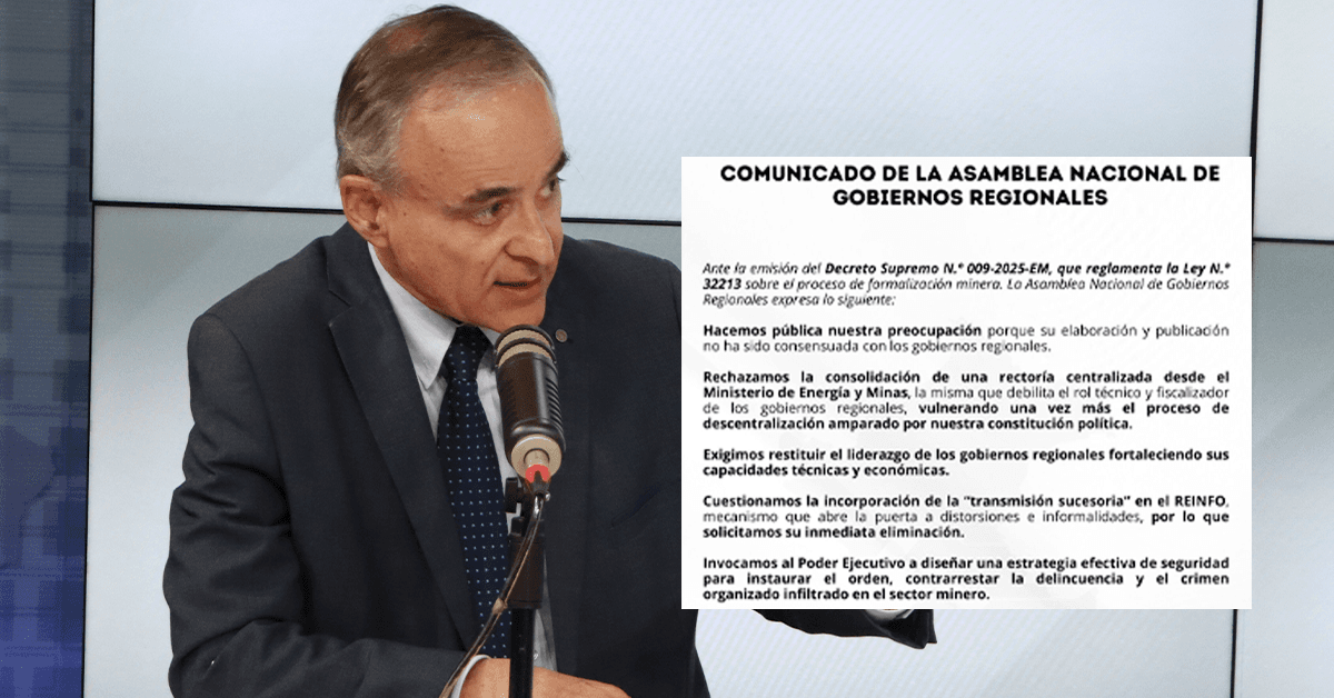 En el Congreso piden interpelación de ministro de Energía y Minas por ajustes en Reinfo