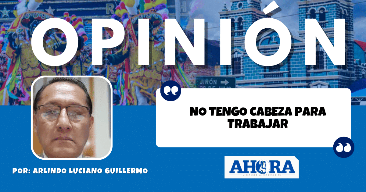 NO TENGO CABEZA PARA TRABAJAR