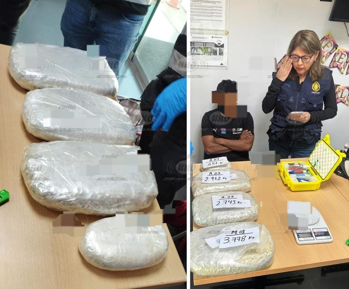Huanuqueño detenido en Tacna cumplirá prisión preventiva por tráfico de drogas