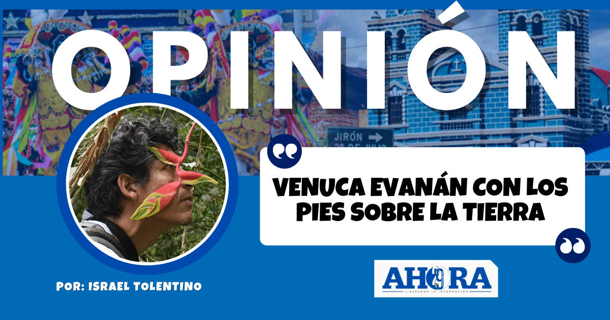 VENUCA EVANÁN CON LOS PIES SOBRE LA TIERRA