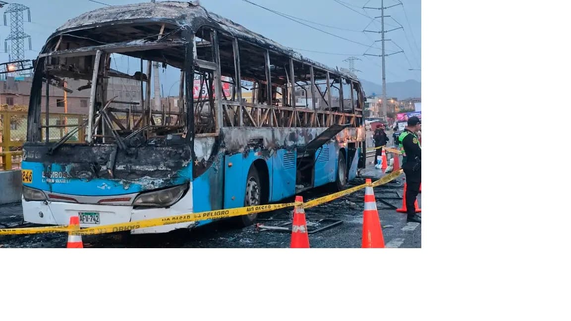 Tres buses incendiados en menos de 48 horas sacuden Lima: Banda criminal “Los Mexicanos” detrás de atentados 