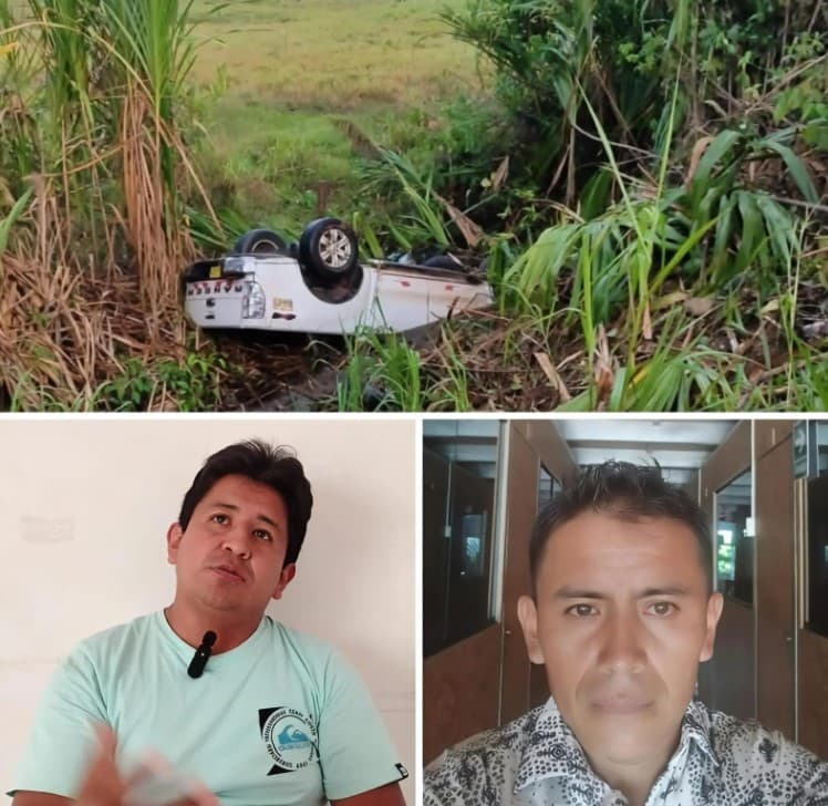 Hermanos fallecen en accidente en Puerto Inca