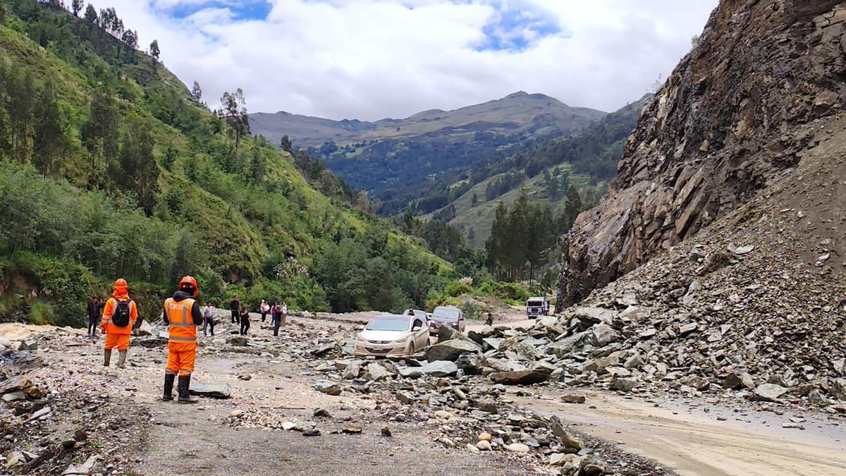 Lluvias convierten vía Pontó–Shiyan en corredor de alto riesgo por deslizamientos y crecida del Marañón