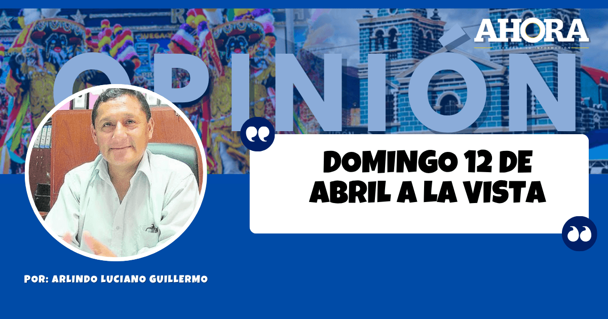 DOMINGO 12 DE ABRIL A LA VISTA