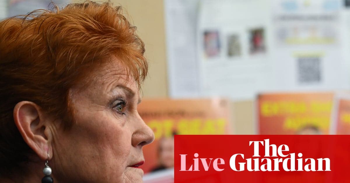 One Nation asegura segundo escaño en Sur de Australia