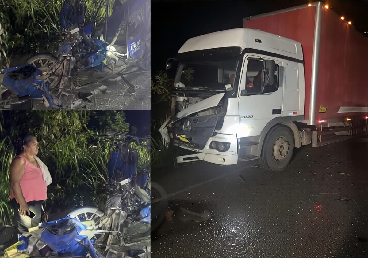 Trágico choque en Pucayacu: Muere conductor de trimóvil tras brutal impacto con semitráiler