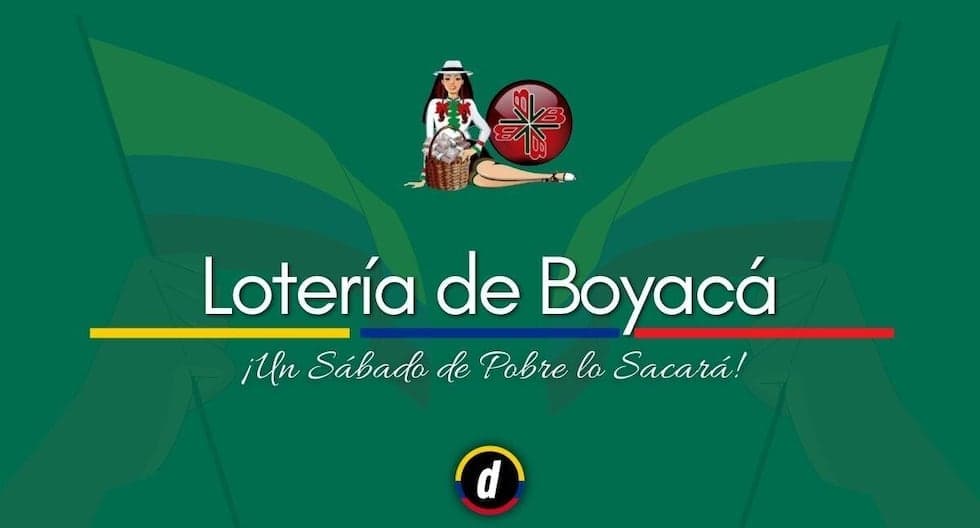 Lotería de Boyacá: resultados EN VIVO hoy