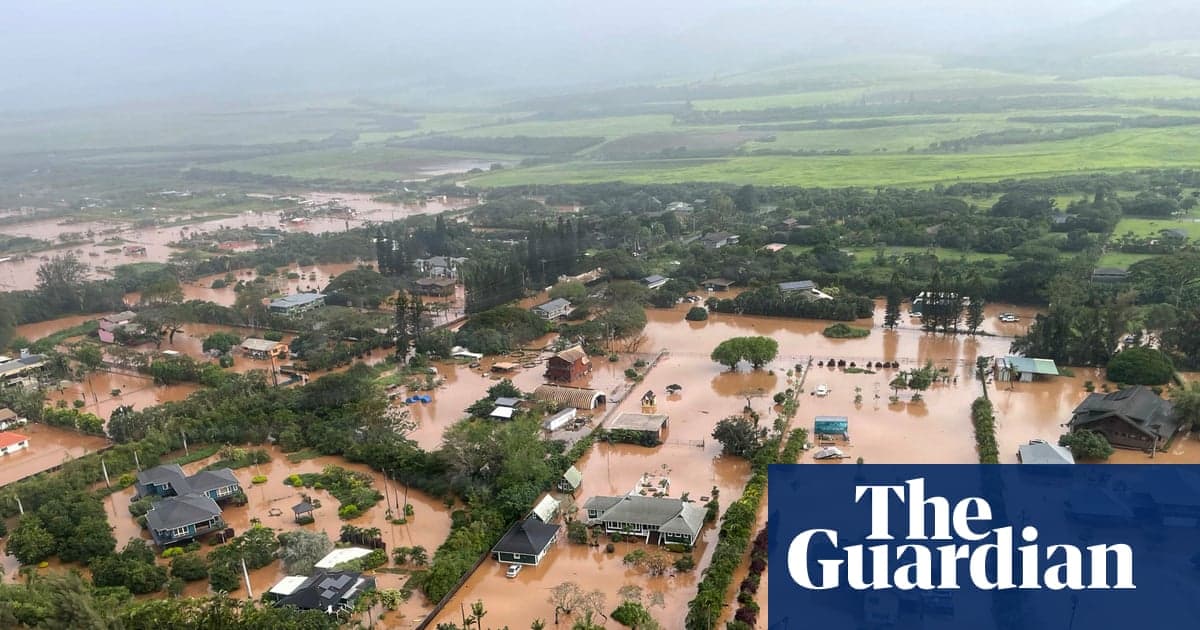 Hawái ordena evacuación por las peores inundaciones en más de 20 años