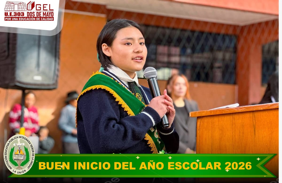 Institución educativa Señor de la Unidad inicia año escolar destacando logros académicos 