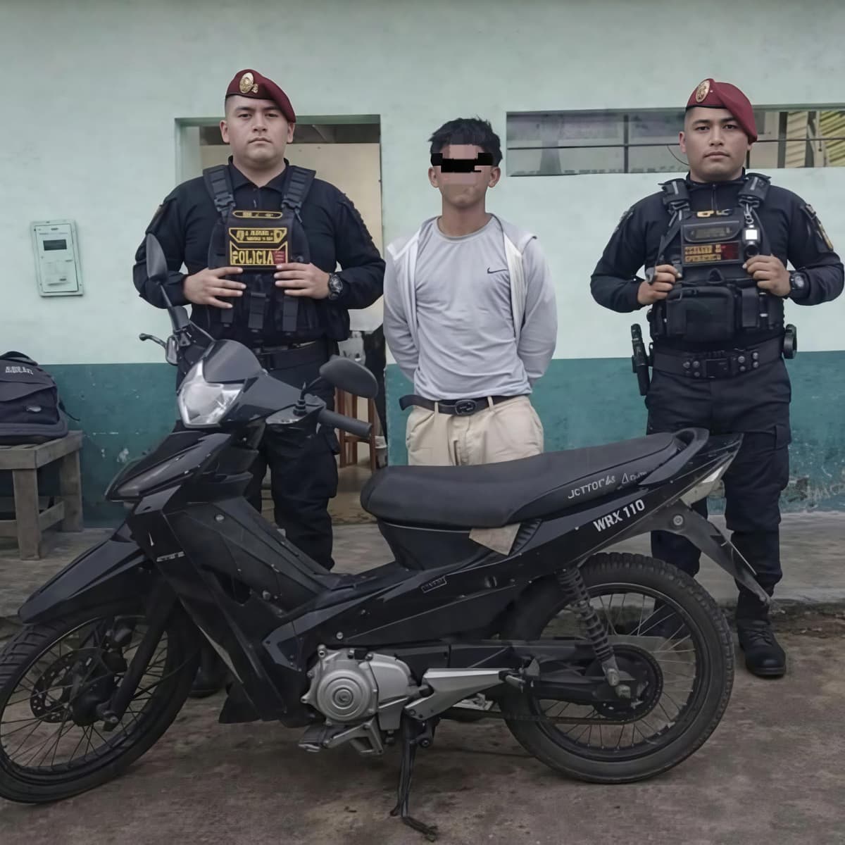 Menor es intervenido con moto robada durante operativo en Tingo María