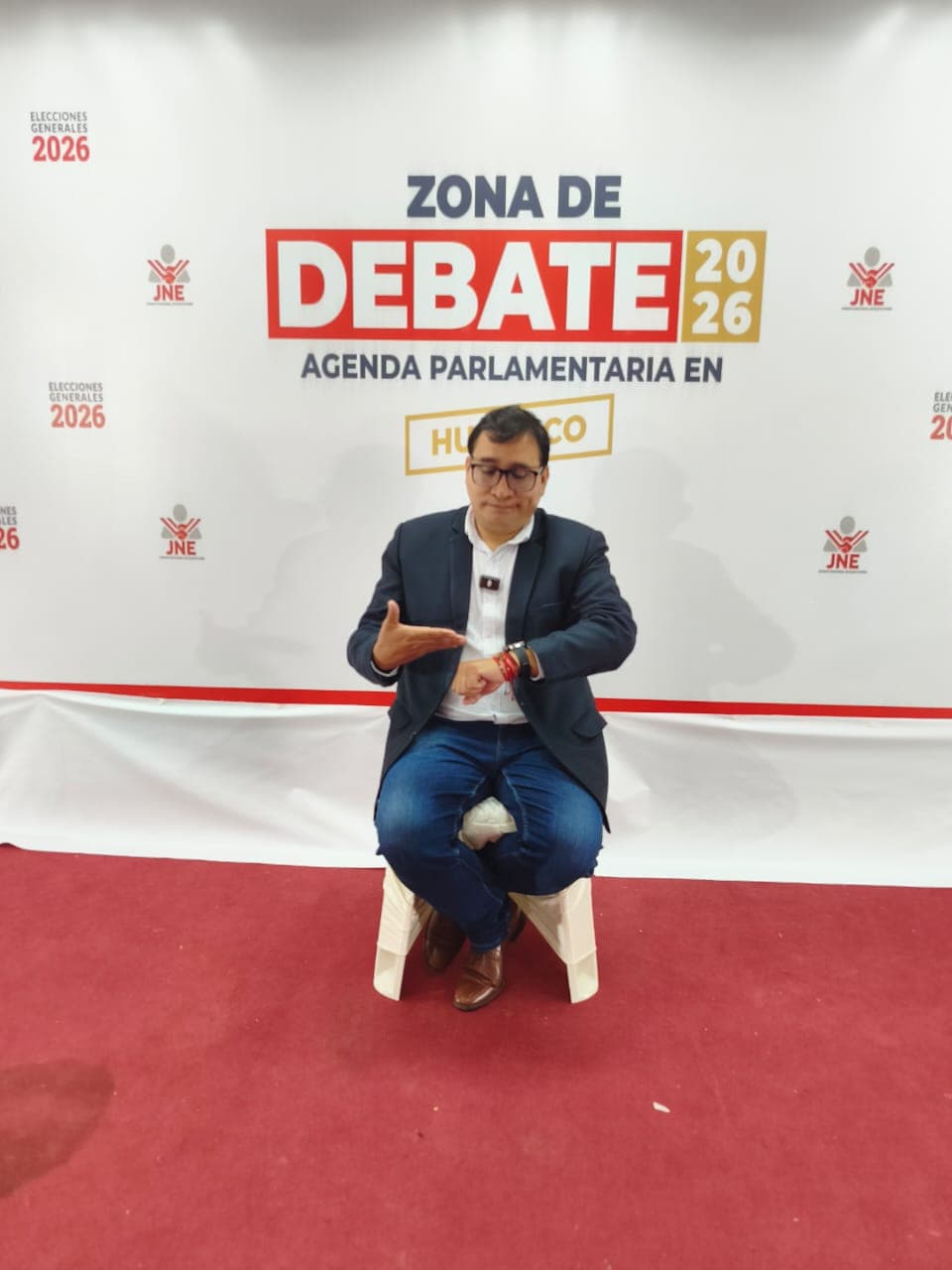 Limber Rodríguez: Critica ausencia de candidatos confirmaron asistencia a debate electoral del JNE