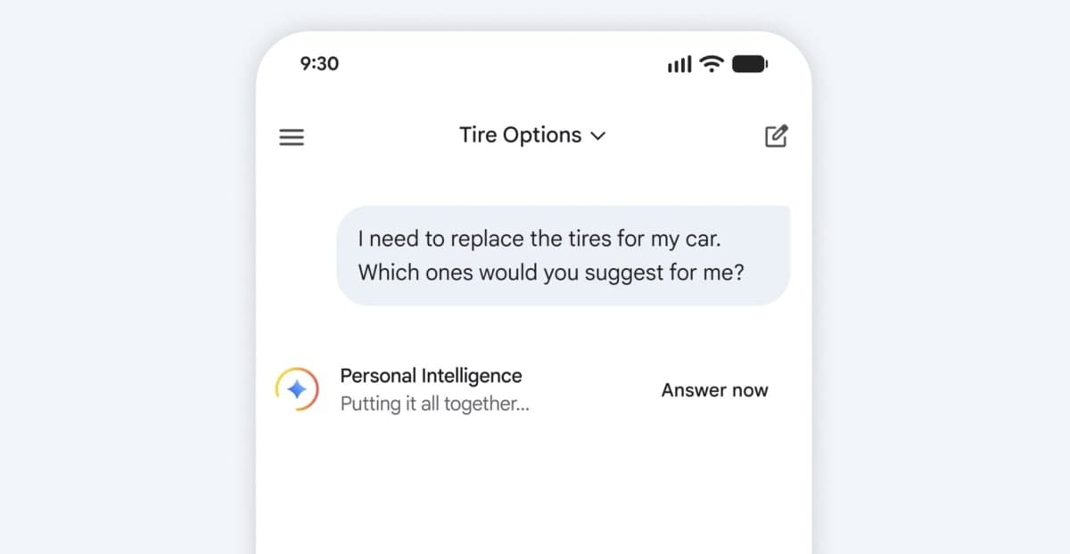 Google lanza Gemini IA personalizada en todo EE.UU.