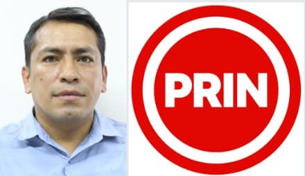 Julio Cesar Ticeran Espiritu candidato a diputado con el Partido Político PRIN