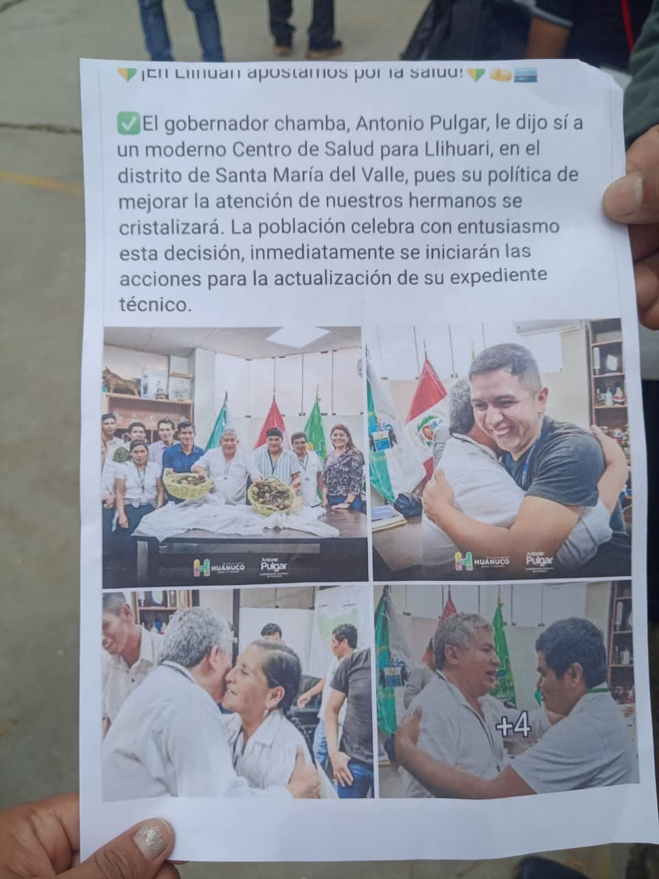 Santa María del Valle exige destrabar financiamiento para puesto de salud de S/ 13 millones que debió arrancar hace un año 