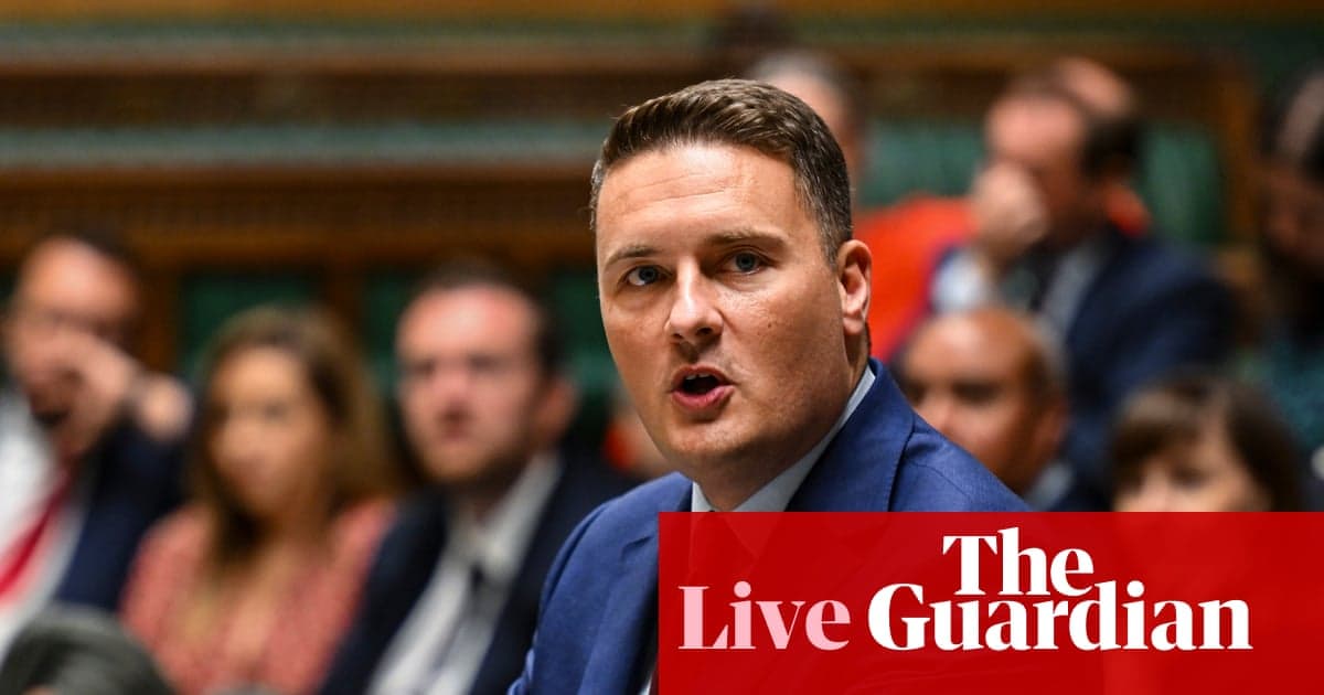 Wes Streeting: Alerta por brote inédito de meningitis en Reino Unido