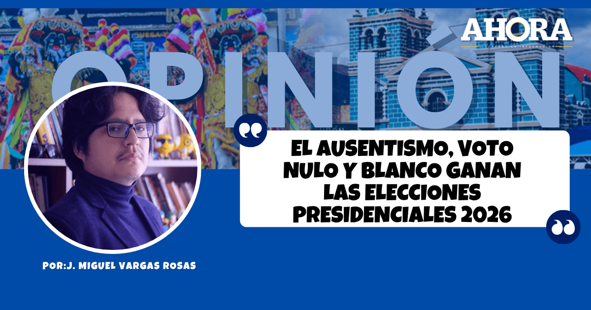 El ausentismo, voto nulo y blanco ganan las elecciones presidenciales 2026