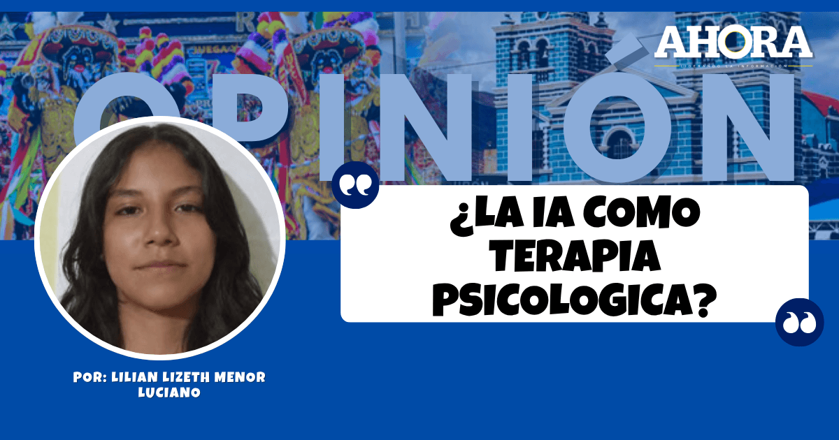 ¿LA IA COMO TERAPIA PSICOLOGICA?