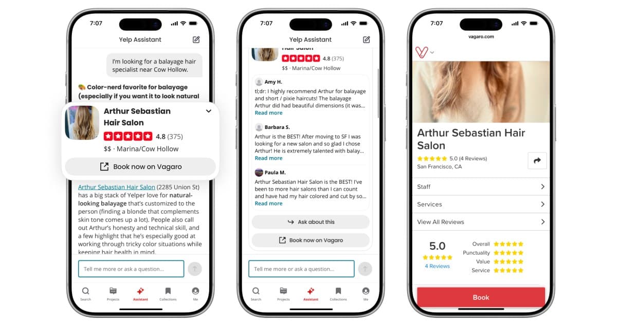 Yelp mejora significativamente a su chatbot basado en inteligencia artificial