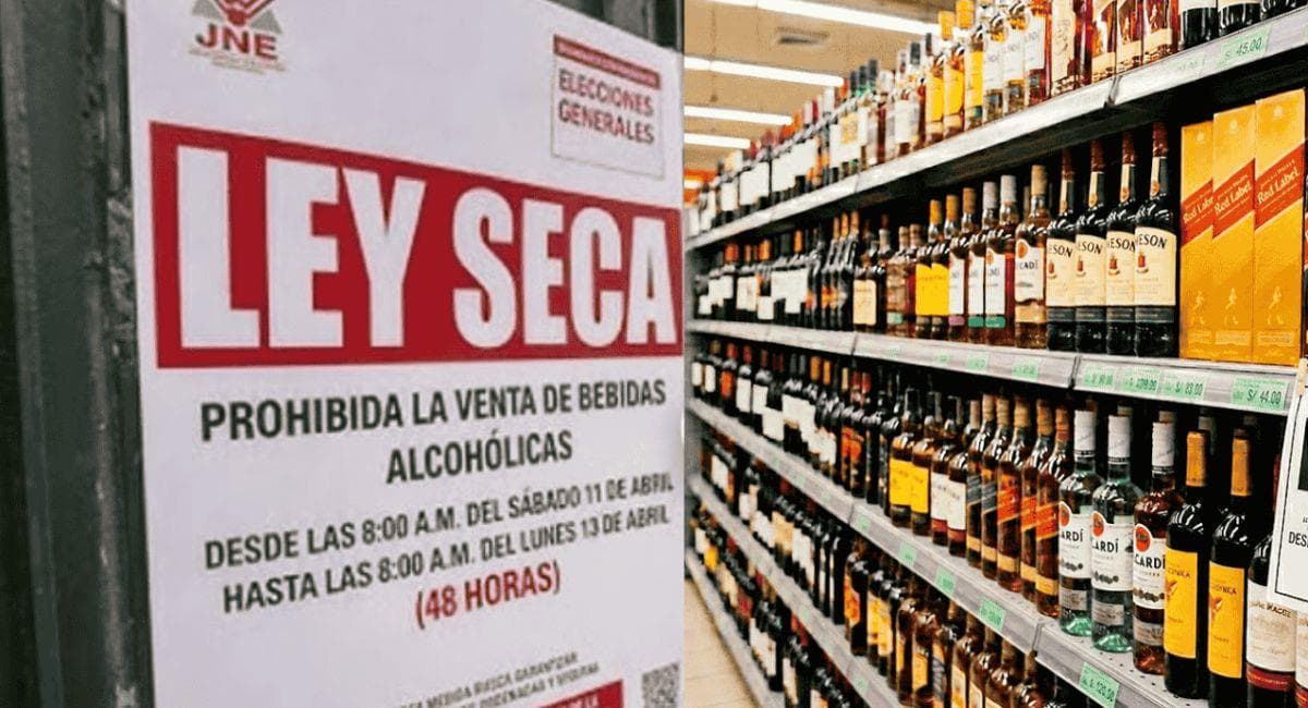 Elecciones 2026: Ley Seca, ¿cuándo rige en todo el Perú