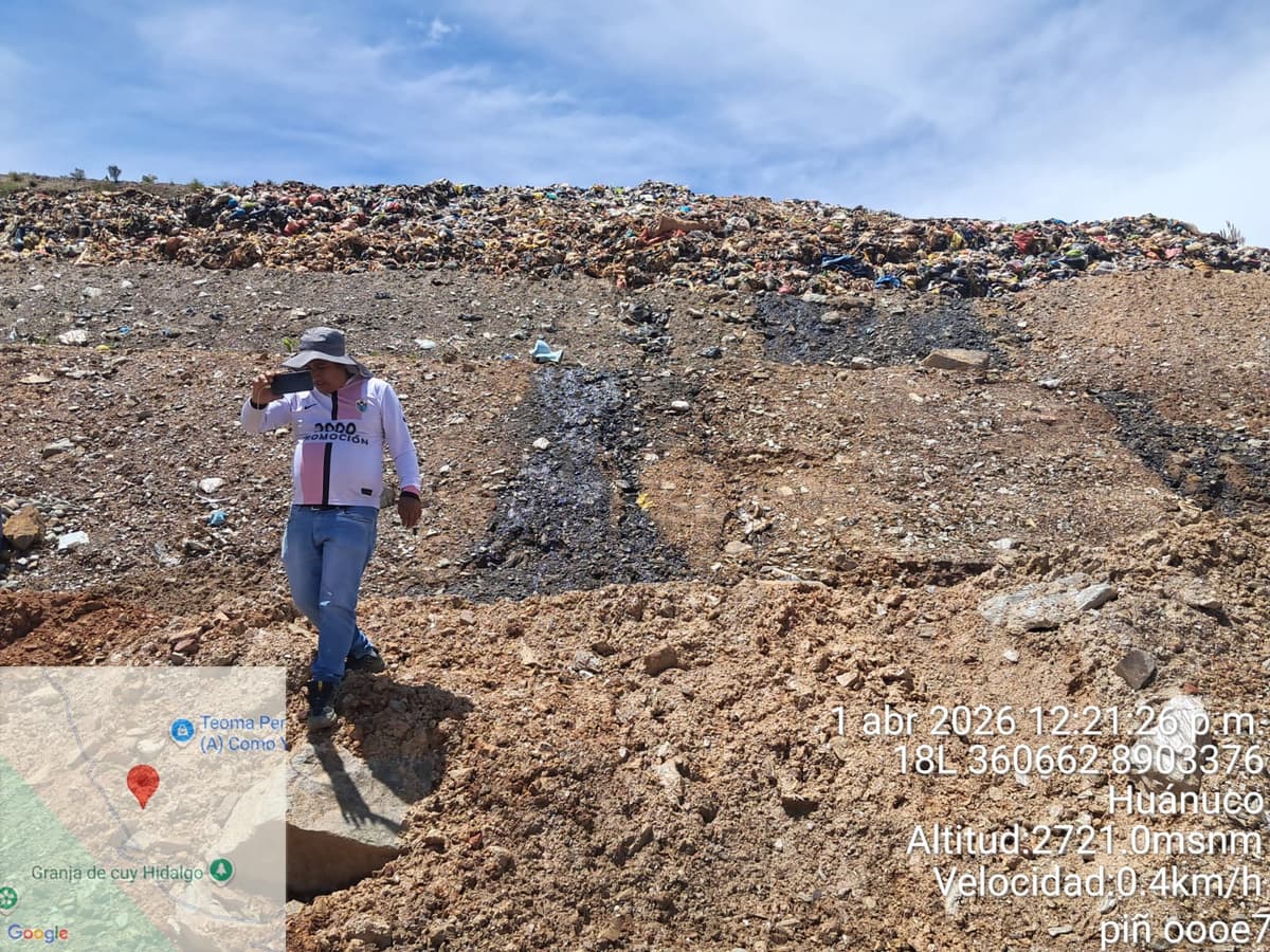 Huánuco busca recibir al 100% su relleno sanitario tras observaciones técnicas