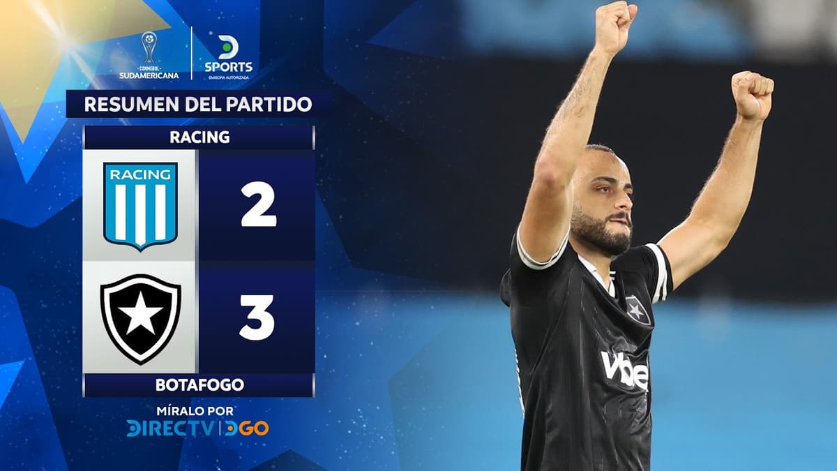 Racing: dolorosa derrota 2-3 ante Botafogo sobre la hora