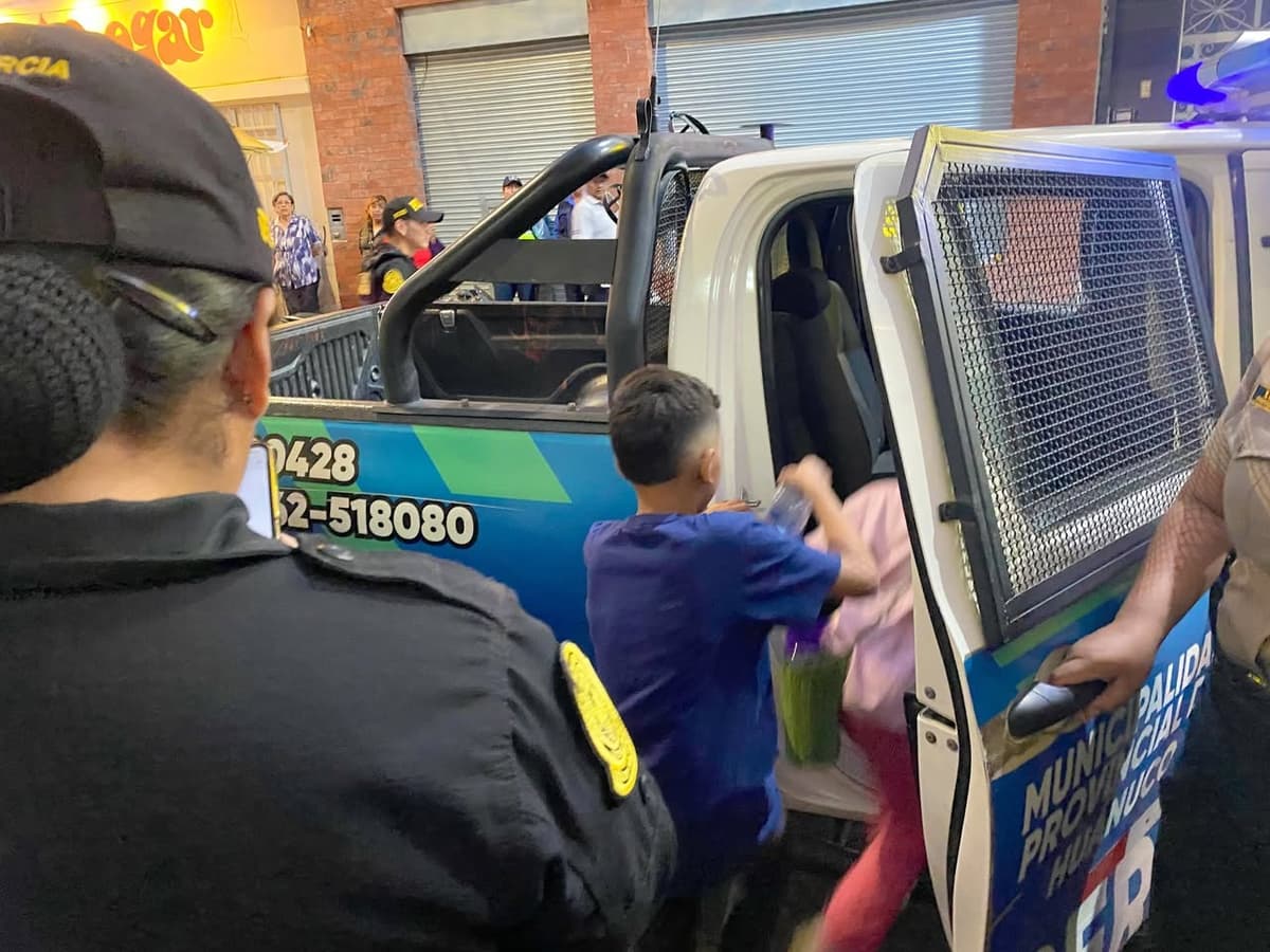 Inabif detecta 250 menores que trabajan en calles de Huánuco