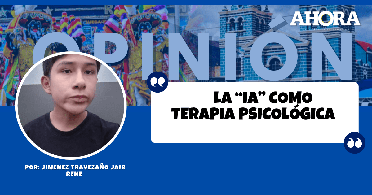 LA “IA” COMO TERAPIA PSICOLÓGICA