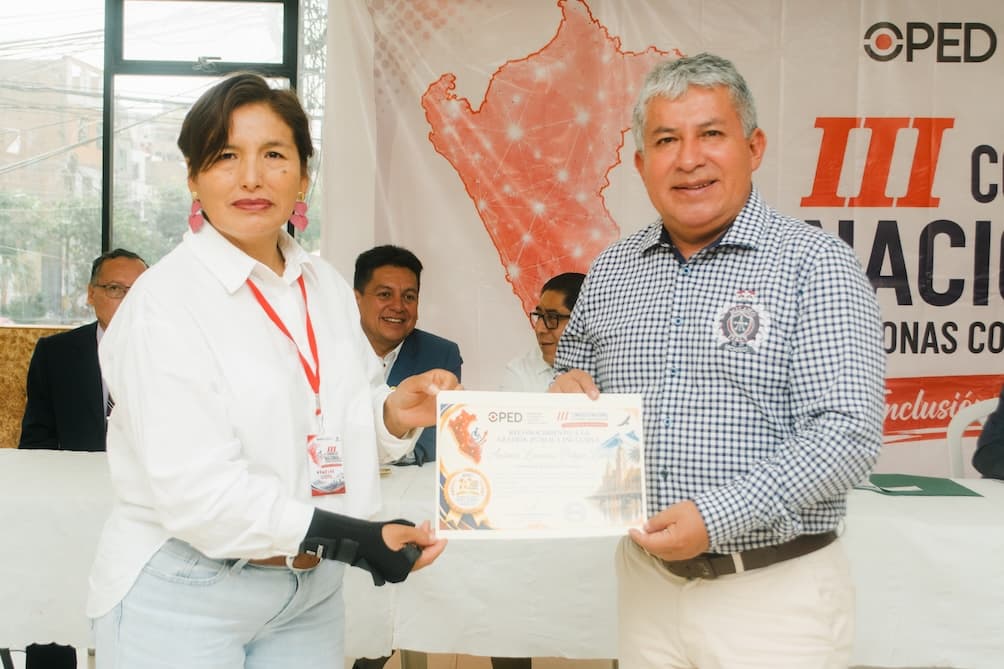 Huánuco recibe reconocimiento por cumplir cuota laboral para personas con discapacidad