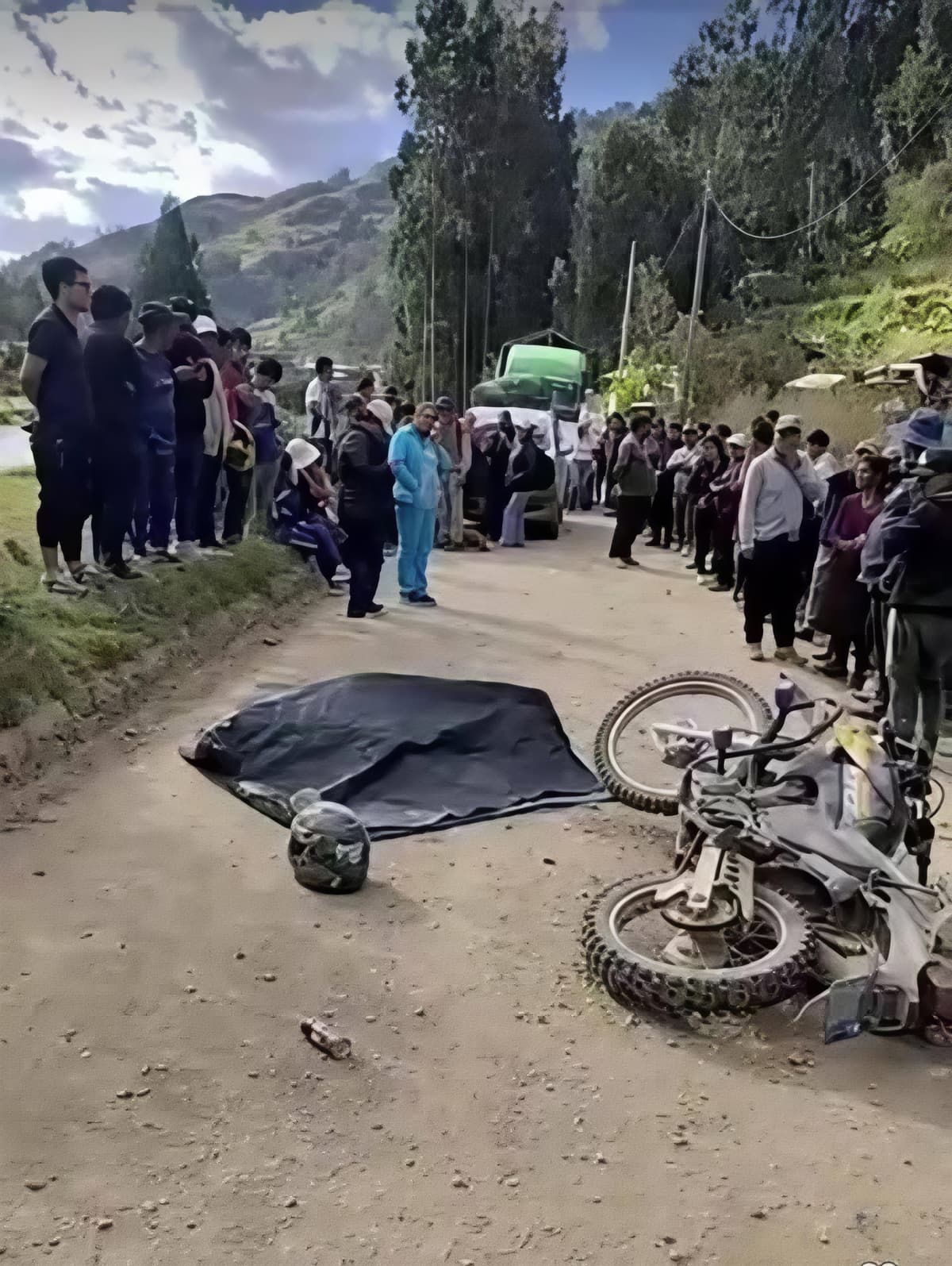 Obstetra muere tras despiste de motocicleta cuando retornaba de trabajar en Quivilla