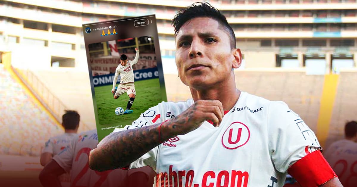 Raúl Ruidíaz da señales de regreso a Universitario de Deportes en redes sociales