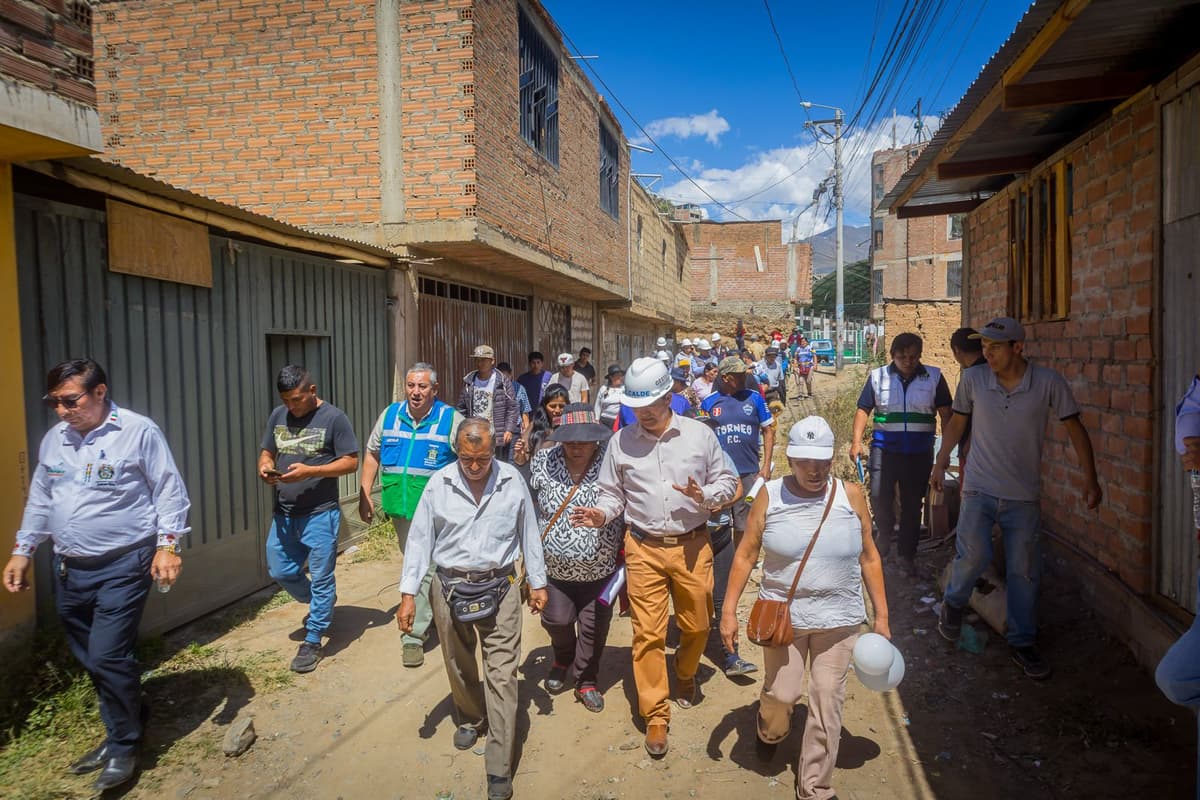 Amarilis inicia obra de pistas y veredas de S/ 1,9 millones en San Luis sector 2