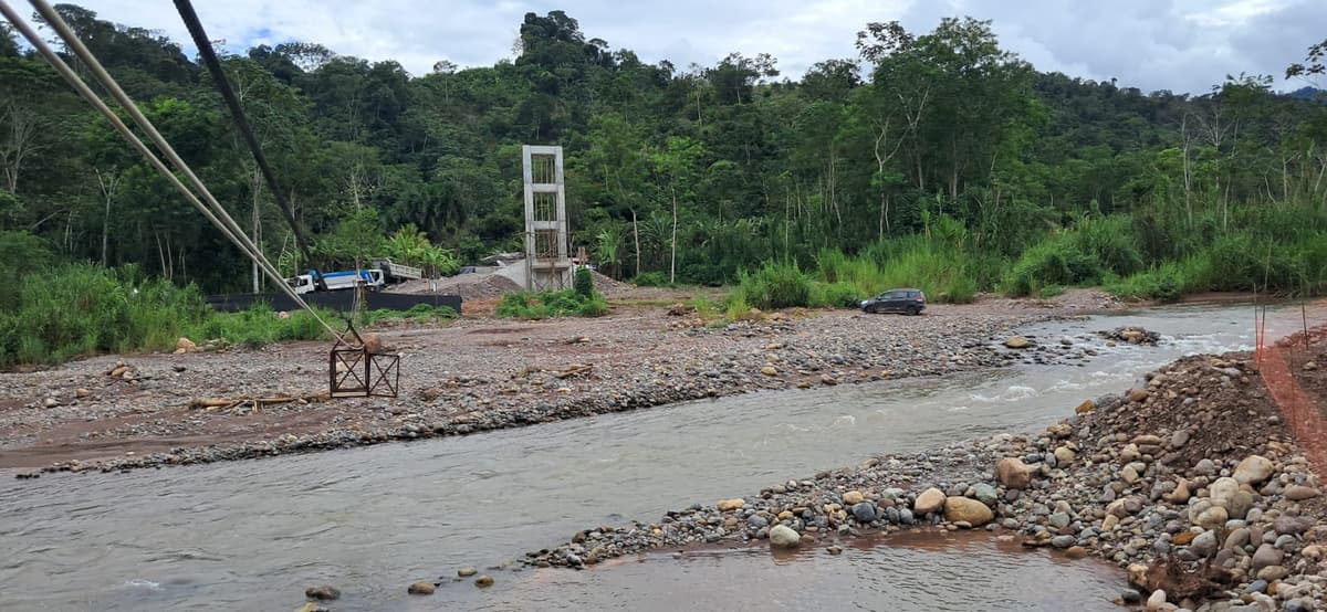 Puente Topa supera el 40% de avance y conectará a diez localidades