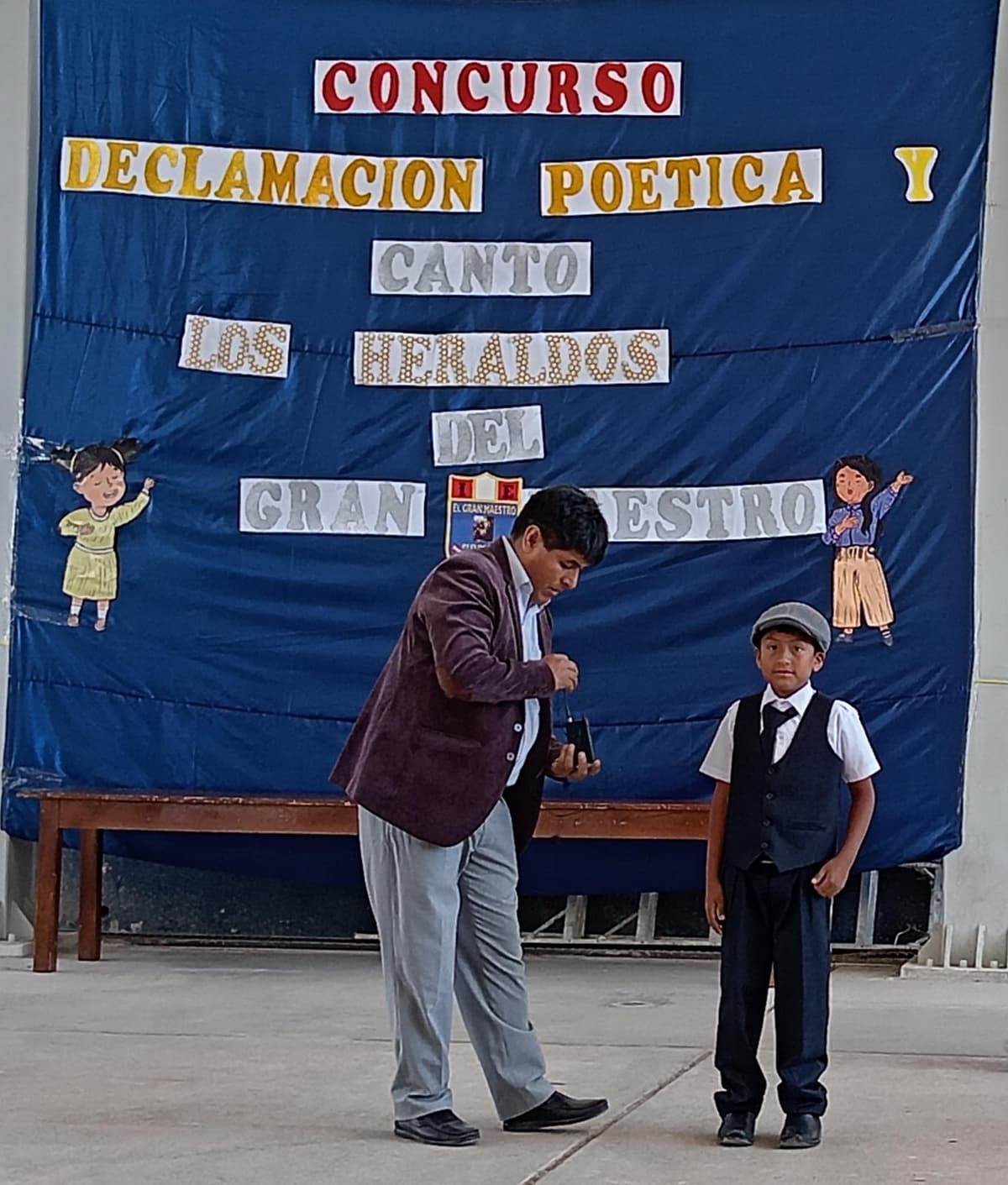 Concurso escolar marca los 42 años de El Gran Maestro en Pillco Marca