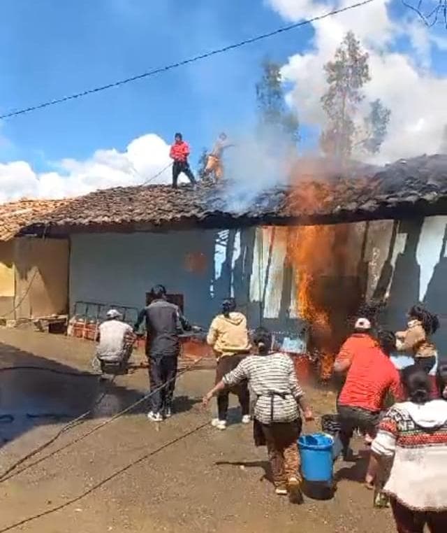 Explosión por presunta fuga de gas desata tragedia en vivienda de Arancay
