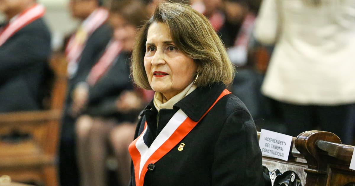 Luz Pacheco deja la presidencia del Tribunal Constitucional con un mes de mandato restante